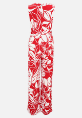 Jumpsuit mit Bindegürtel / Rückseite