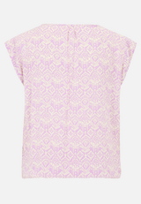 Casual-Bluse mit Muster / Rückseite