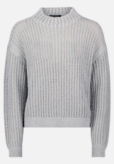 Strickpullover mit hohem Kragen / Vorderseite