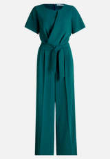 Jumpsuit mit Bindegürtel / Vorderseite