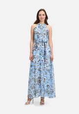 Chiffonkleid ohne Arm / Modellfoto Vorderseite