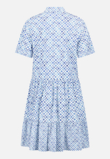 Blusenkleid mit Muster / Rückseite