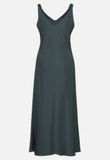 Abendkleid mit breiten Trägern / Rückseite