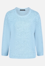 Strickpullover mit 3/4 Arm / Vorderseite