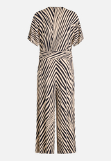 Jumpsuit mit Zebra-Print / Rückseite