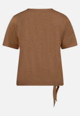 Print-T-Shirt mit Schleifenknoten / Rückseite