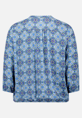 Casual-Bluse mit Muster / Rückseite