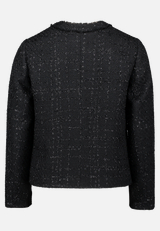 Blazer-Jacke mit Fransen / Rückseite