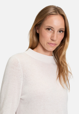 Kaschmir-Pullover mit Stehkragen / Detailbild
