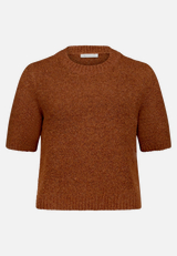 Strickpullover mit Rundhalsausschnitt / Vorderseite