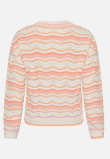 Strickpullover mit Rundhalsausschnitt / Rückseite