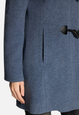 Dufflecoat mit Kapuze / Detailbild