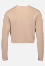 Feinstrickjacke ohne Verschluss / Rückseite