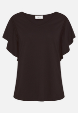 Basic Shirt mit V-Ausschnitt / Vorderseite