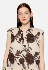 Casual-Bluse mit Raffung / Detailbild