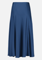 Satinrock  Maxi mit Gummibund  / Rückseite