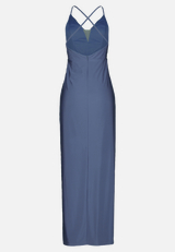 Abendkleid figurbetont / Rückseite
