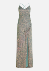 Abendkleid figurbetont / Vorderseite