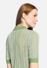 Strickpullover mit Kragen / Detailbild