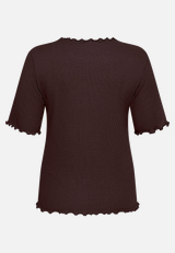 Halbarm-Shirt mit Kragen / Rückseite