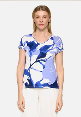 Casual-Shirt mit Ringel / Modellfoto Vorderseite