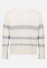 Feinstrickpullover mit Lurexfaden / Rückseite