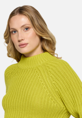 Grobstrick-Pullover mit Struktur / Detailbild