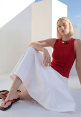 Denimrock  mit A-Linie Maxi / Imagebild