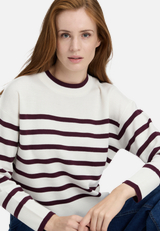 Strickpullover mit Streifen / Detailbild