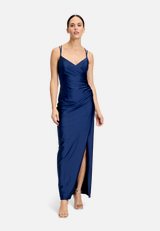 Abendkleid figurbetont / Modellfoto Vorderseite