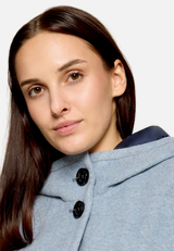 Wolljacke mit Kapuze / Detailbild