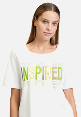 Basic Shirt mit Aufdruck / Detailbild