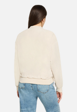 Blouson mit Tunnelzug / Modellfoto Rückseite