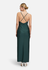 Abendkleid figurbetont / Modellfoto Rückseite