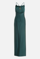 Abendkleid figurbetont / Rückseite