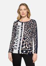Casual-Shirt mit Tunnelzug / Modellfoto Vorderseite