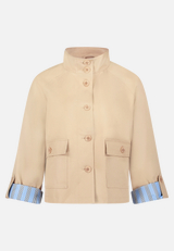 Casual-Jacke mit aufgesetzten Taschen / Vorderseite