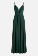 Abendkleid mit Lurexfaden / Vorderseite