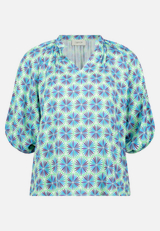 Casual-Bluse mit Raffung / Vorderseite