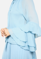 Chiffonbluse mit Volant / Detailbild