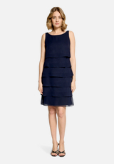 Cocktailkleid mit Volant / Modellfoto Vorderseite