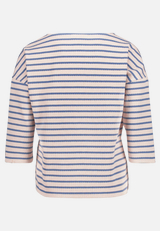 Oversized-Shirt  mit Streifen  / Rückseite