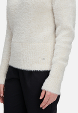 Strickpullover mit V-Ausschnitt / Detailbild