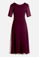 Cocktailkleid im Glitzer-Look / Rückseite