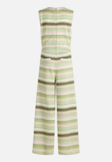 Jumpsuit mit Bindegürtel / Rückseite
