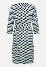 Blusenkleid mit Gürtel / Rückseite