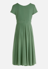 Cocktailkleid im Glitzer-Look / Rückseite