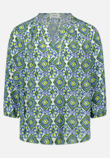 Casual-Bluse mit Muster / Vorderseite