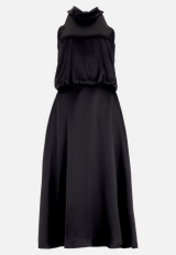 Cocktailkleid mit Stehkragen / Vorderseite