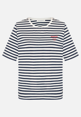 Basic Shirt mit Ringel / Vorderseite